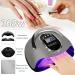 Amzeeniu 168W Nail Dryer Lamp - Professional UV LED with Infrared Sensor & 4 Timer Settings for Gel Nails - Ideal for Home & Salon Use - Buy Online on SooperMarket.com
