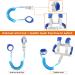 Baby Anti Lost Wrist Link - 2 in 1 Dark Blue Safety Walking Leash for Kids - Upgraded Safety Locks Included - Buy Online on SooperMarket.com