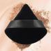 2 Pcs Powder Puff Face Triangle Make Up Sponges Soft Reusable Triangle Sponges with Strap for Loose Body Eyes Cosmetic Foundation Wet Dry Beauty Makeup Tool Puffs Setting Cushion Large Soft Black black 1 - Buy Online on SooperMarket.com