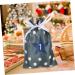 CRAFTHROU 24pcs Christmas Bag Christmas Candy Bag Xmas Party Bag DIY Advent Calendar Bags Calendars Cloth - Buy Online on SooperMarket.com