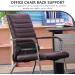 TEHAUX Lumbar Roll for Chair Memory Foam Back with Elastic Strap 3D Back Roll Lumbar Support Black - Buy Online on SooperMarket.com