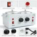 Beth Lee Professional Electric Double Wax Warmer Set - 41 Piece Hair Removal Kit with Hard Wax Beads, Applicator Sticks, and Dual Heater Machine - Buy Online on SooperMarket.com