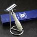 Gent's Classic DE Safety Razor in Elegant Ivory Colour & Stainless Steel Stand (Blades Not Included) | Men's Shaving & Grooming Essentials Gift for Him