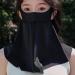 Shenrongtong Face Cover for Sun | Sun Masque SPF Face Cover | Full Face Shield UV Masque Sunscreen Masque Sun Face Cover Breathable Face Scarf Cover for Men Women Black - Buy Online on SooperMarket.com