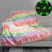 MOYORA Glow In The Dark Dinosaur Throw Blanket - Soft Toy Cozy Flannel Plush - Perfect Birthday Gift for Kids - 50x60 Unicorn - Buy Online on SooperMarket.com