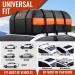 21 Cubic Feet Waterproof Car Rooftop Cargo Carrier Bag | Heavy Duty 840D Roof Bag for All Vehicles | Anti-Slip Mat, Door Hooks, Storage Bag & 2 Extra Straps Included | Black - Buy Online on SooperMarket.com