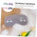 Rainbow Eye Mask Scrunchies Set - 4pcs Hair Ties with Bows and Teeth, Wired Head Wraps for Girls - Buy Online on SooperMarket.com