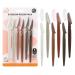 D Dermaplane Razor for Women Face - 6PCS Face Razors for Women - Eyebrow Razor with Precision Cover - Dermaplaning Tool for Face - Face Shaver for Women - Facial Hair Removal for Women - Neutral 1 Count (Pack of 6)