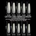Lofuanna Ballerina Nails - 100 Long Coffin Fake Nails | Full Cover Artificial Fingernails with Case | 10 Sizes for Nail Studios & DIY Nail Art - Buy Online on SooperMarket.com