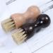 EXCEART Shoe Brush Cream Applicator Wooden Shoe Shine Brushes Polish Paste Jar Dauber Bristles Shaft Slotted for Boots Shoes & Other Leather Care - Buy Online on SooperMarket.com