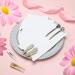 Geyee 50pc Hair Clip Display Cards - White Cardboard Organizer for Hair Bows & Barrettes - Buy Online on SooperMarket.com