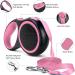 Tangle-Free Retractable Dog Lead - 8M/26FT Reflective Nylon Tape - Lock - Anti-Slip Handle - Strong & Durable Walking Leash for S to L Dogs - Strong and Stylish Grey Design3M pink 3M Pink - Buy Online on SooperMarket.com