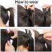 prinfantasy Halo Extensions Resistant Fiber Soft Wigs Wrap Around Ponytail Extension Long Straight Tie Pony Tails Hair Extensions for Women Hair Wig 22 Inch MW105 GBMW105 22 inch - Buy Online on SooperMarket.com