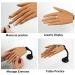 Flexible Silicone Practice Hand for Acrylic Nails - Life Size Female Mannequin Hand with Stand for Nail Art Practice (3# Left Hand) - Buy Online on SooperMarket.com