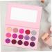 Mikinona 15 Colorful Eyeshadow Glitter Eyeshadow Woman Eyeshadow Compact Makeup Palette Purple - Buy Online on SooperMarket.com