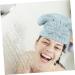 MAGICLULU 1pc Shower Cap Fabric Bow Tie Girl Towel Hat Green 27x25cm - Buy Online on SooperMarket.com