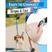 Looxmeer 7m Neon Blue Dog Tow Line - Robust Training Line with Storage Bag | International Shipping Available - Buy Online on SooperMarket.com