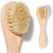 2-Pack Face Brush Set for Cleansing and Exfoliation | Natural Bristles, Wood Handle | Deluxe Travel Bag Included - Buy Online on SooperMarket.com