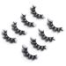6D Fluffy Long Dramatic False Eyelashes - Soft Thick Reusable Natural Fake Eyelashes Pack (HFO1) for Stunning Makeup - Buy Online on SooperMarket.com