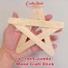 100 Count 6 Inch Jumbo Black Wood Craft Popsicle Sticks - Buy Online on SooperMarket.com