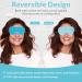 MIVORA Cooling Gel Mask for Puffy Eyes - Hot Cold Therapy for Migraine, Dark Circles, Sinus Pain - Reusable and Soothing - Light Blue - Buy Online on SooperMarket.com