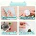 Dacitiery 4PCS Catnip Balls Toy for Cats Rotatable Edible Balls Interactive Cat Toy Self-Adhesive Catnip Teeth Cleaning Licking Balls for Kitten - Buy Online on SooperMarket.com