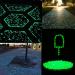 300 Colorful Fluorescent Stones - Bright Garden Pebbles for Walkways Aquariums & Lawn Decoration (Green 17x13mm) - Buy Online on SooperMarket.com