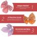 KALLORY 6 Pieces Big Satin Bow Hair Clip Ribbon Bowknot Barrettes Vintage Bow Alligator Clips for Girls - Buy Online on SooperMarket.com
