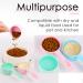 Food Grade Melamine Scoop Set - 1 Cup and 1/2 Cup Pink Scoops for Pet Food, Flour, Candy - Plastic Dry Measuring Cup for Canisters and Freezer - Buy Online on SooperMarket.com