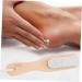 2 x Exfoliating Tool for Dead Skin Feet Grinding Tools Foot Care Brush Wooden Tools Foot on the Foot Wood 2 in 1 Pedicure Brush - Buy Online on SooperMarket.com