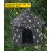 Outdoor Weatherproof Cat House - Perfect Pet Hut for Indoor & Outdoor Use | Easy to Assemble Traditional Yurt Design - Buy Online on SooperMarket.com
