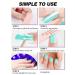 Kalolary 20PCS White Semi Cured Gel Nail Polish Strips - Waterproof Adhesive Full Wrap Stickers with Nail File - UV/LED Lamp Required - Buy Online on SooperMarket.com