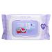 Moisturizing Flushable Bathroom Wet Wipes for Women  Aloe Coconut Rose | Plant Based pH Balanced Adult Toilet Tissue for Tush & Feminine Care | Personal Hygiene Wipe | Violet Vibes Wet Wipes 80 ct 80 Pack