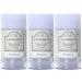A La Maison de Provence Natural Aluminum-Free Deodorant | Unscented | Traditional French Milled Formula | Long Lasting Safe and Effective | Free of SLS Parabens and Sulfates (3 Pack) Unscented 1 Count (Pack of 3)