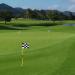 Checkered Golf Flags 8x6 Mini Putting Green Flags - 3 Pack Red/White Pin Flags | 420D Nylon Yard, Indoor, Outdoor Backyard Garden Flags - Buy Online on SooperMarket.com