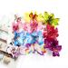 12 Pack Silk Orchid Flower Hair Clips - Tropical Beach Wedding Accessory for Women - Buy Online on SooperMarket.com
