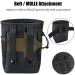 LIVANS Tactical Molle Dump Pouch - Magazine Recovery & Ammo Bag for Airsoft & Hunting - Black - Buy Online on SooperMarket.com
