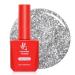 Lavender Violets 15ml Gel Nail Polish Star Shine Platinum Silver Dream Bell UV LED Soak Off Nail Lamp Curing Manicure Pedicure Larger Content Salon Quality Diamond Crystal A0391