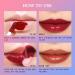 Long Lasting Waterproof Peel Off Lip Stain | Matte Finish Non-Stick Lip Tint for Women - Romance #05 - Buy Online on SooperMarket.com