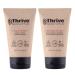 Thrive Daily Clean Superplant Skin Care Set - Gift Set with Natural Face Wash & Face Scrub - Vegan Made in USA