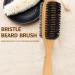Ankroyu Double-Sided Beard Brush Set | Wooden Handle & Face Hair Trim Brush for Men | Perfect for Grooming & Bar Cleaning - Buy Online on SooperMarket.com