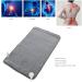 Plplaaoo Electric Heating Blanket - 6 Heat Settings for Cramps & Pain Relief | Underbed Thermal Blanket | Gray - Perfect for Winter - Buy Online on SooperMarket.com