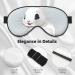 Buy Cute White Rabbit Soft Sleep Eye Mask | Breathable Eye Patch for Travel & Relaxation - Buy Online on SooperMarket.com
