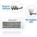 D Curl 0.07mm 14mm Individual Cluster Eyelash Extensions - 30 Root DIY Lashes - Clusters-30D-0.07-D-14 - Buy Online on SooperMarket.com
