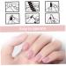 44PCS Gel Nail Stickers Light Colour Gel Nail Strips Long Lasting Nail Polish Strips Self Adhesive Sticker Nails Full Cover Nail Stickers for Women Girls - Buy Online on SooperMarket.com