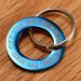 Shop LYL Blue Stainless Steel Dog Tag - Deep Engraved Front & Back Ring Shape (Small) - Perfect for International Shipping! - Buy Online on SooperMarket.com