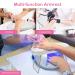 Professional Coldairsoap Nail Pillow Hand Rest & Holder - White Microfiber Leather Arm Stand for Manicure Art DIY at Nail Salons - Buy Online on SooperMarket.com