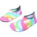 JIASUQI Kids Water Shoes - Quick Dry Barefoot Aqua Socks for Beach & Pool - Multi Horse - Size 5.5/6 UK Child - Buy Online on SooperMarket.com