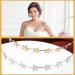 Star Rhinestone Headband Set for Women and Girls | Pearl and Crystal Wedding Headpiece | Shiny Metal Hairband (Gold/Silver) - Buy Online on SooperMarket.com