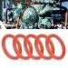 Rubber O Rings Rubber Washers Flexible Heat Safe Good Tightness High Temperature Resistance for Accessories(1500W) - Buy Online on SooperMarket.com